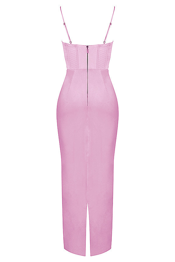 Trendy Korset Maxi Sukienka - Isabella-Czarny-XS-Trend Polska