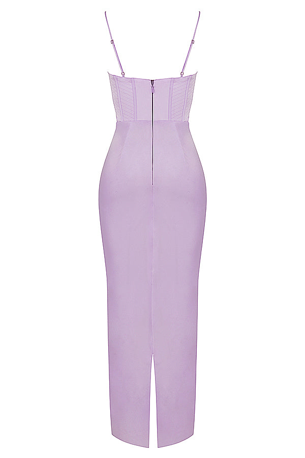 Trendy Korset Maxi Sukienka - Isabella-Czarny-XS-Trend Polska