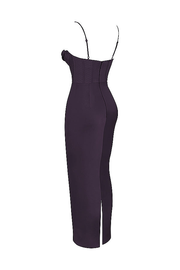 Trendy Korset Maxi Sukienka - Isabella-Czarny-XS-Trend Polska