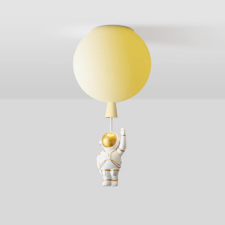 Trendy Księżyc/Astronauta Lampa sufitowa LED do pokoju dziecięcego - CosmoGlow