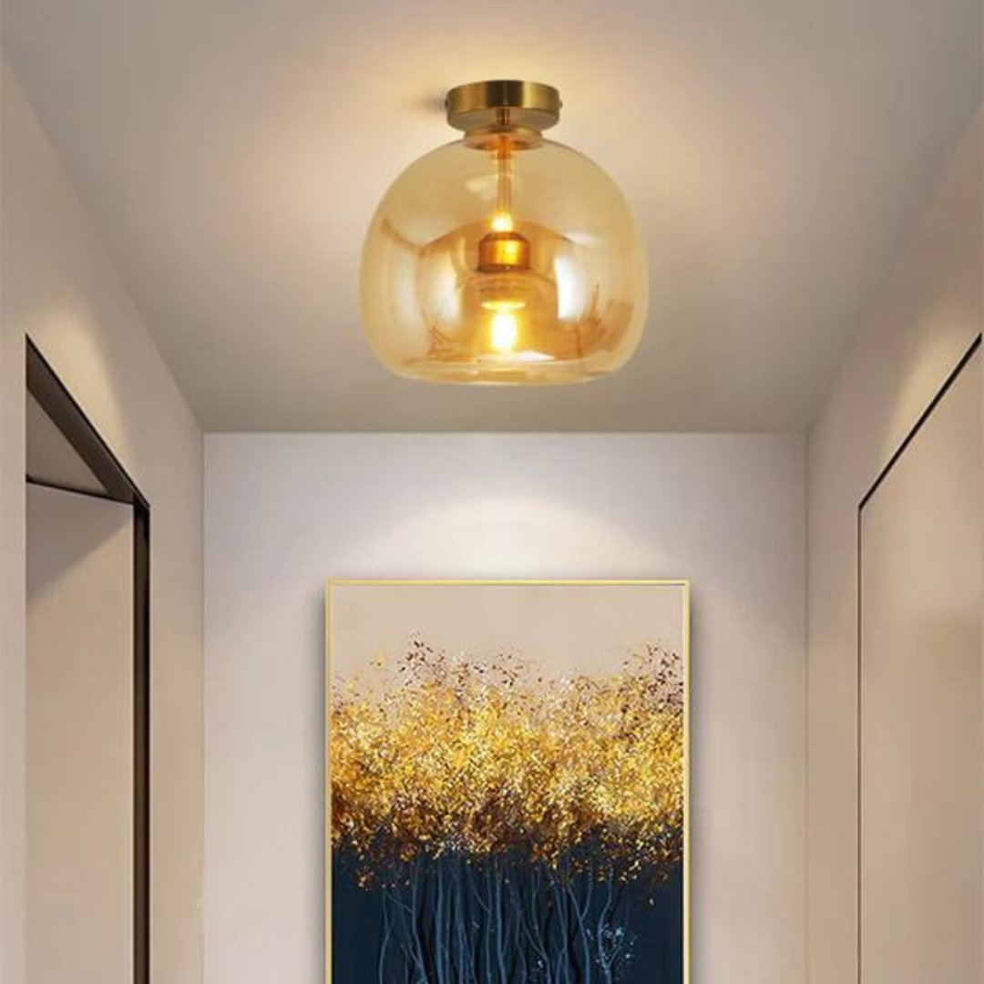 Trendy lampa sufitowa LED - Maxwell-Złoto-Lampa sufitowa-Trend Polska