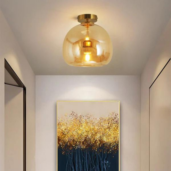 Trendy lampa sufitowa LED - Maxwell-Złoto-Lampa sufitowa-Trend Polska