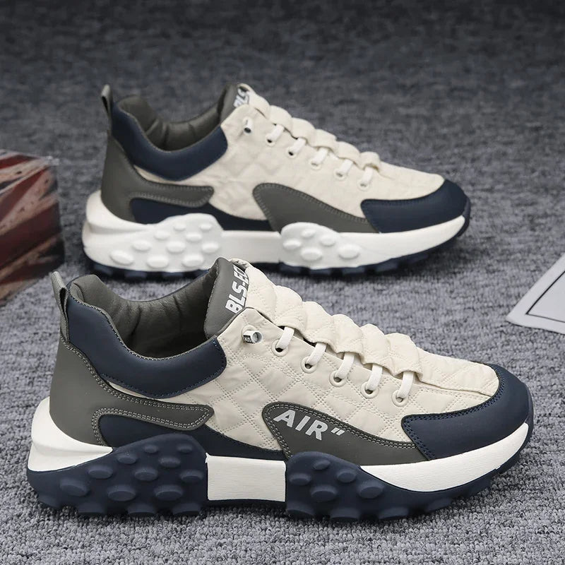 Trendy Lekkie Sneakers dla Mężczyzn - Noah-Biały-39-Trend Polska