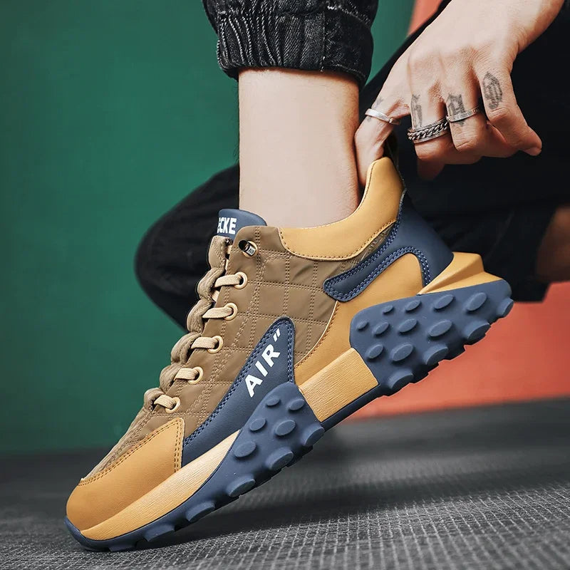 Trendy Lekkie Sneakers dla Mężczyzn - Noah-Biały-39-Trend Polska