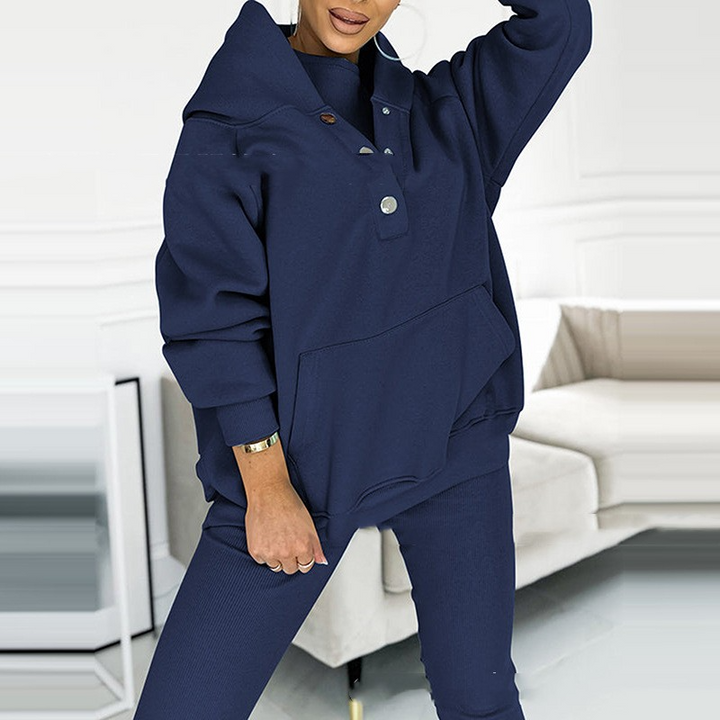 Trendy Lounge Set 3-częściowy - Elena-Niebieski-S-Trend Polska