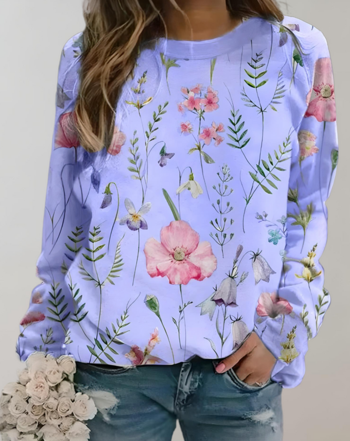 Trendy Luksusowy Sweter Damski - Isabella-S-Fioletowy-Trend Polska