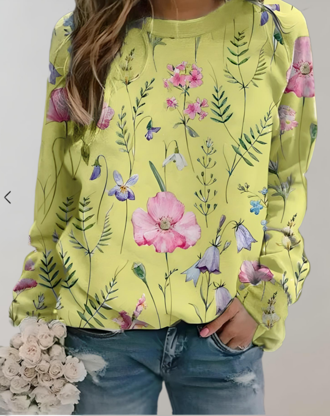 Trendy Luksusowy Sweter Damski - Isabella-S-Jasnozielony-Trend Polska