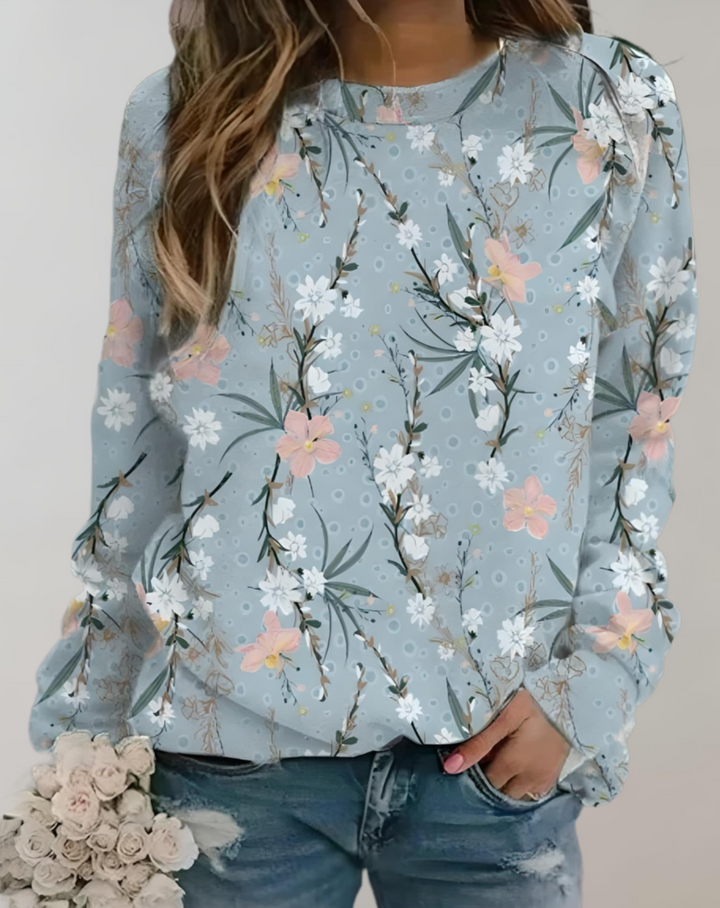 Trendy Luksusowy Sweter Damski - Isabella-S-Szary-Trend Polska
