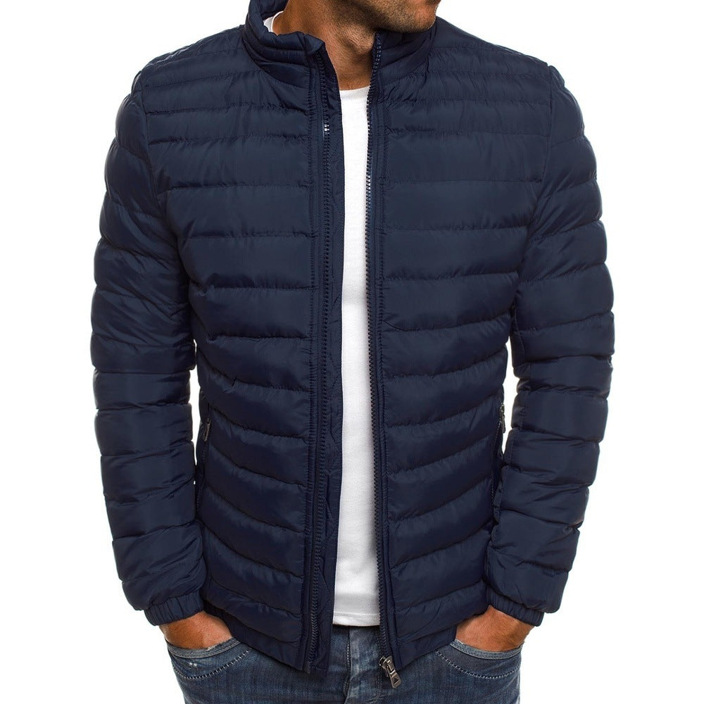 Trendy Luxe Męska Kurtka Puchowa - Xander-Czarny-S-Trend Polska