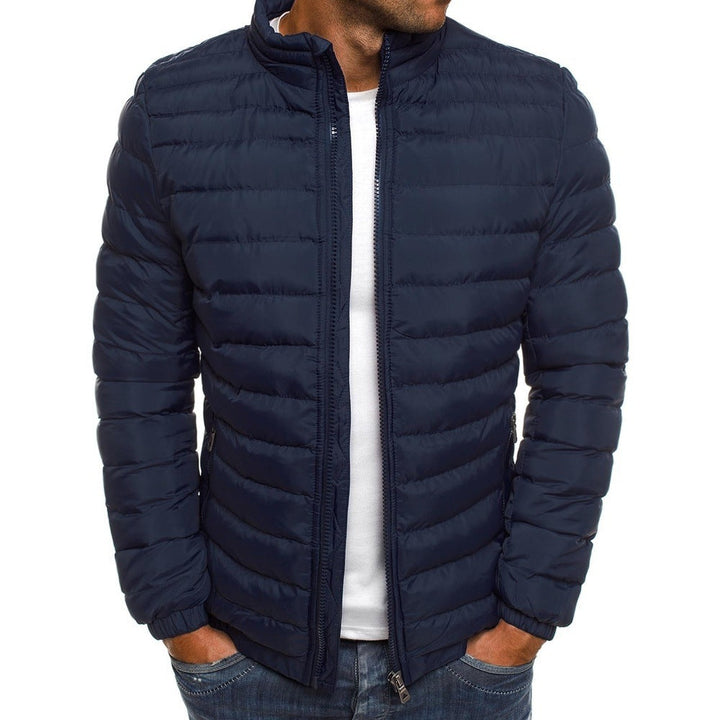 Trendy Luxe Męska Kurtka Puchowa - Xander-Czarny-S-Trend Polska