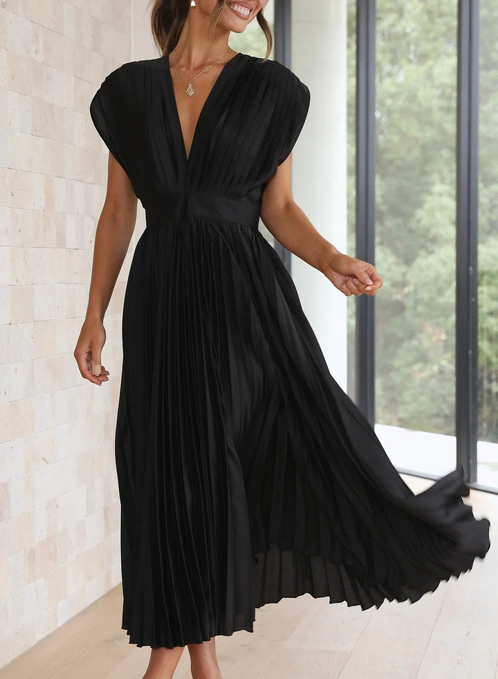Trendy Maxi Sukienka - Elara-Czarny-XS-Trend Polska