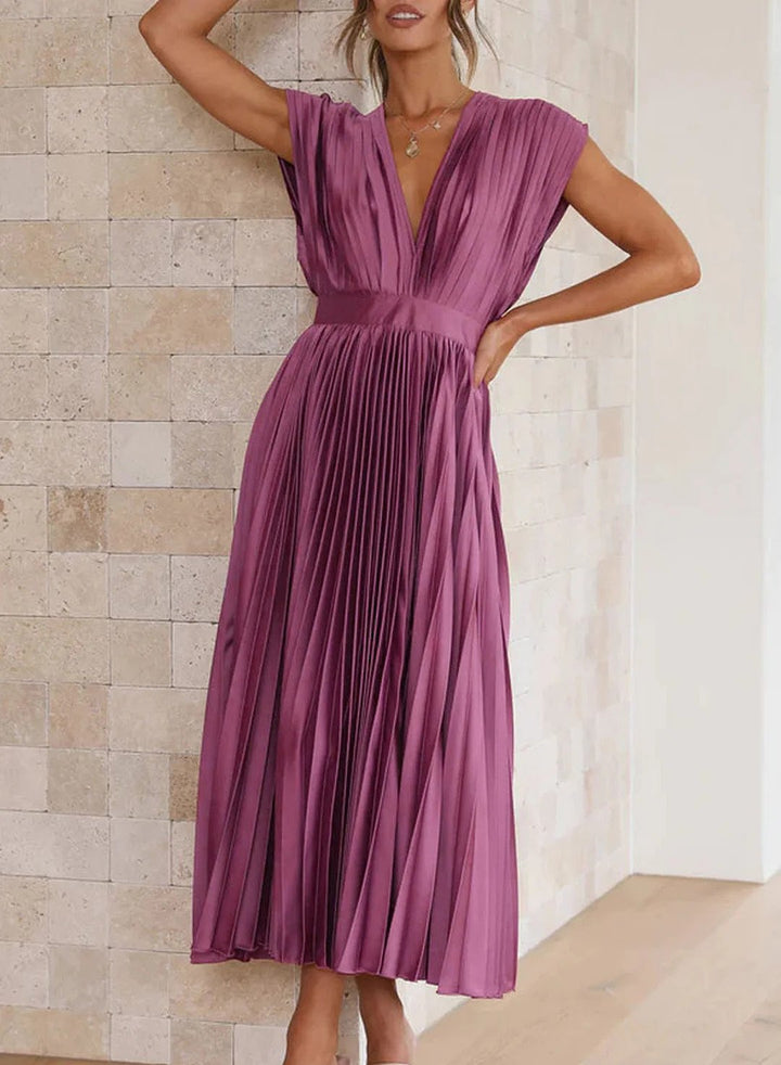 Trendy Maxi Sukienka - Elara-Zielony-XS-Trend Polska
