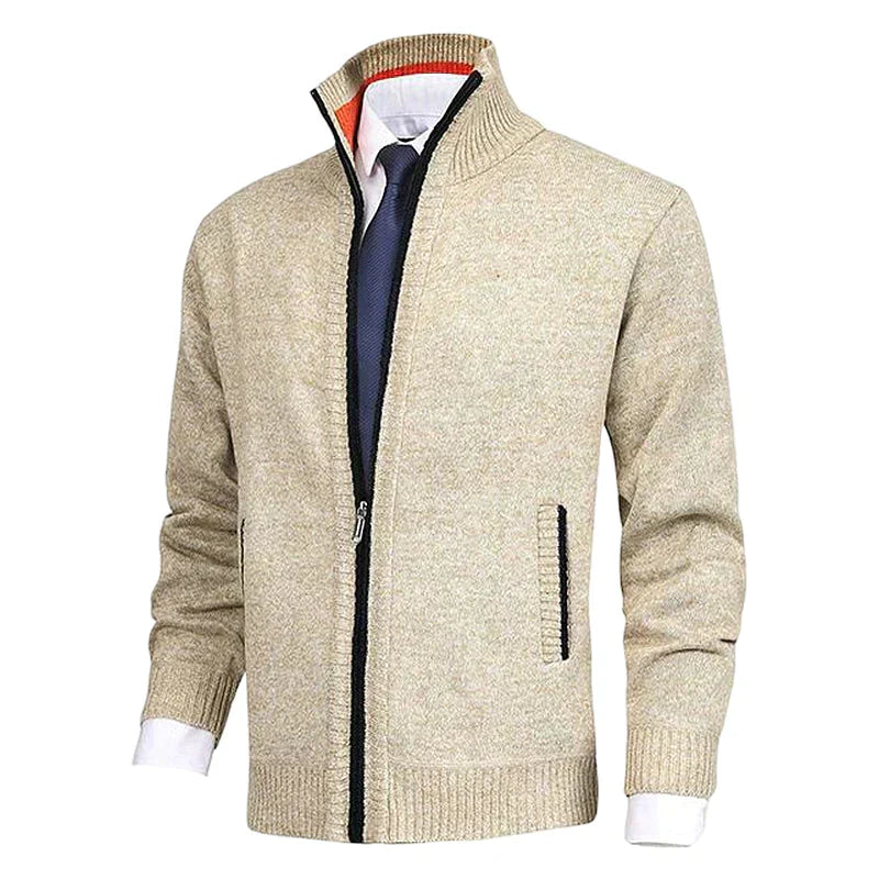 Trendy Męska Kamizelka - Orion-Beżowy-XS-Trend Polska