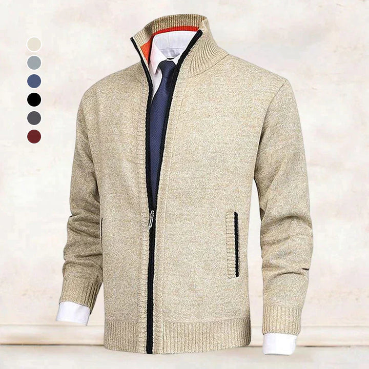 Trendy Męska Kamizelka - Orion-Beżowy-XS-Trend Polska
