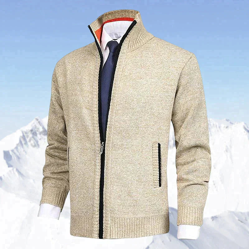 Trendy Męska Kamizelka - Orion-Beżowy-XS-Trend Polska