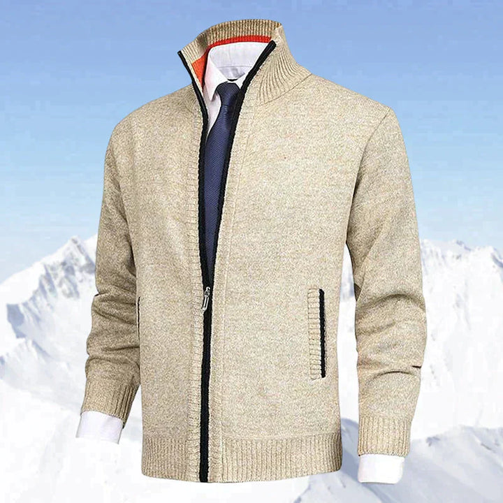 Trendy Męska Kamizelka - Orion-Beżowy-XS-Trend Polska