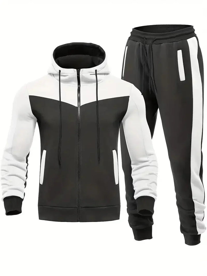 Trendy Męski Dres - ProMotion-Szaro-czarny-S-Trend Polska