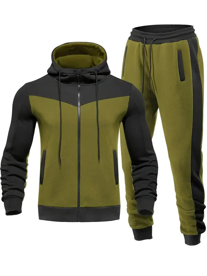 Trendy Męski Dres - ProMotion-Zielono-czarny-S-Trend Polska