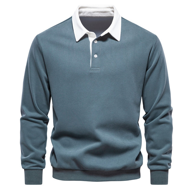Trendy Męski Polo Pulower - James-Zielony-S-Trend Polska