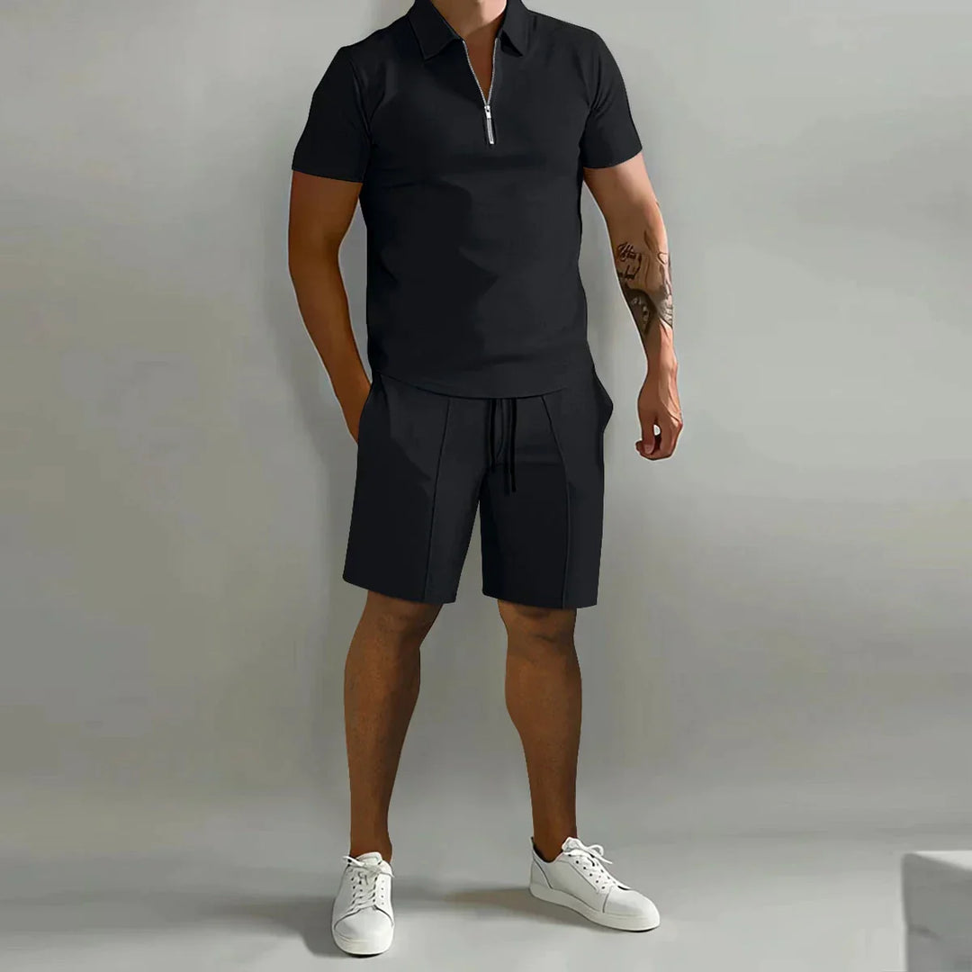 Trendy Męski Zestaw Polo - Milano-Czarny-S-Trend Polska