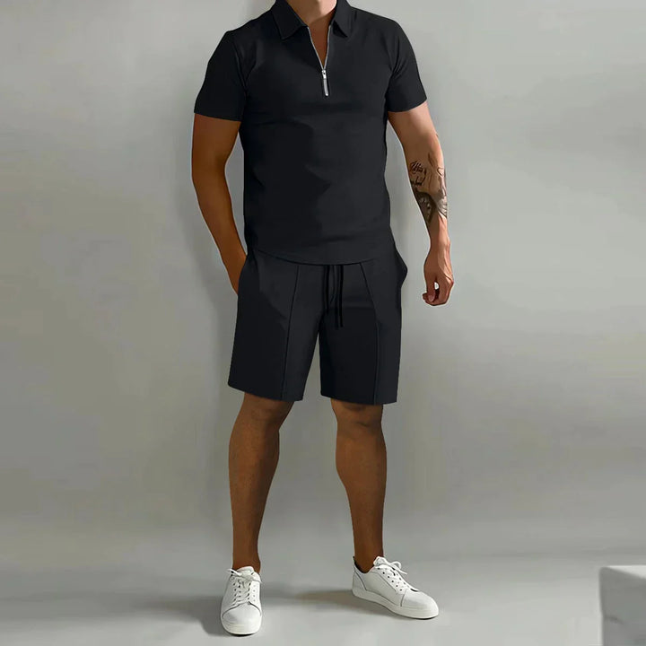 Trendy Męski Zestaw Polo - Milano-Czarny-S-Trend Polska