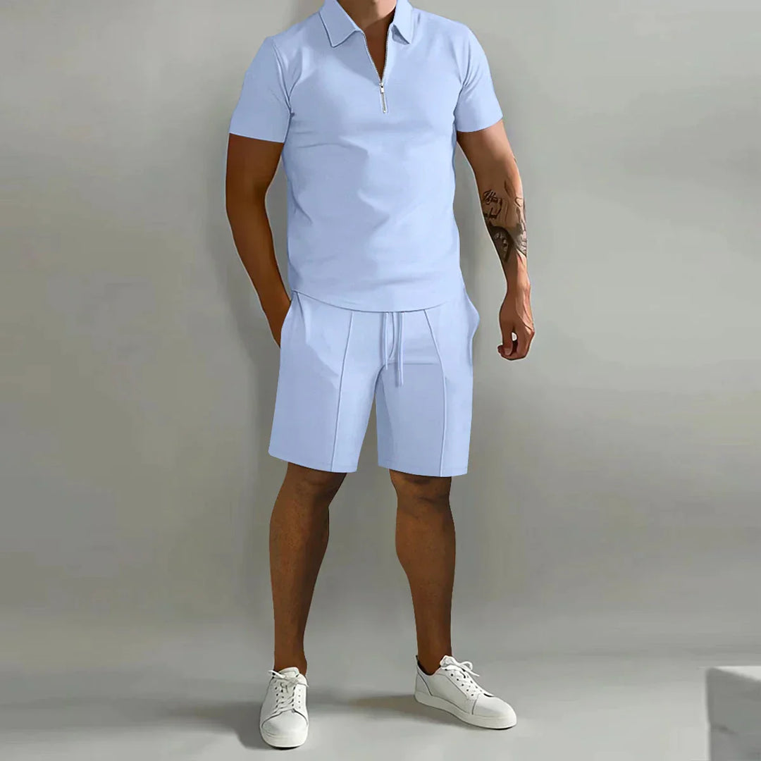Trendy Męski Zestaw Polo - Milano-Jasnoniebieski-S-Trend Polska