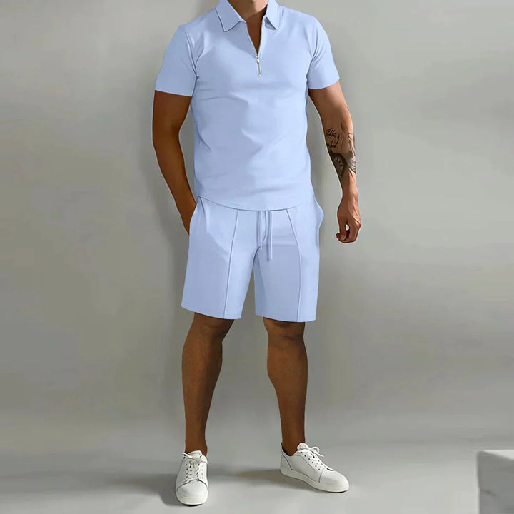 Trendy Męski Zestaw Polo - Milano-Jasnoniebieski-S-Trend Polska