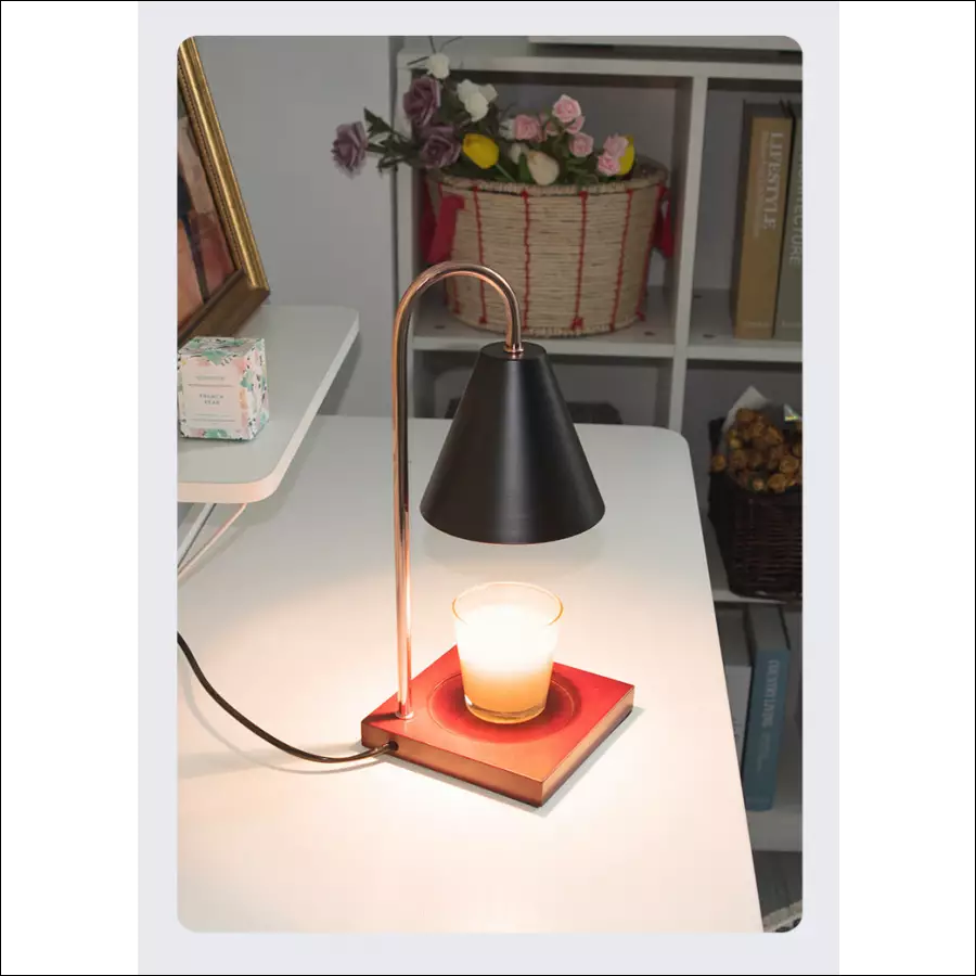 Trendy Nastrojowa Lampa do Podgrzewania Świec - Sophia-Czarny-Trend Polska