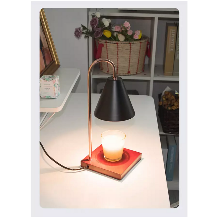 Trendy Nastrojowa Lampa do Podgrzewania Świec - Sophia-Czarny-Trend Polska