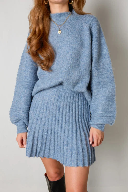 Trendy plisowana bluzka i zestaw spódnic - Isabella-Czarny-XS-Trend Polska
