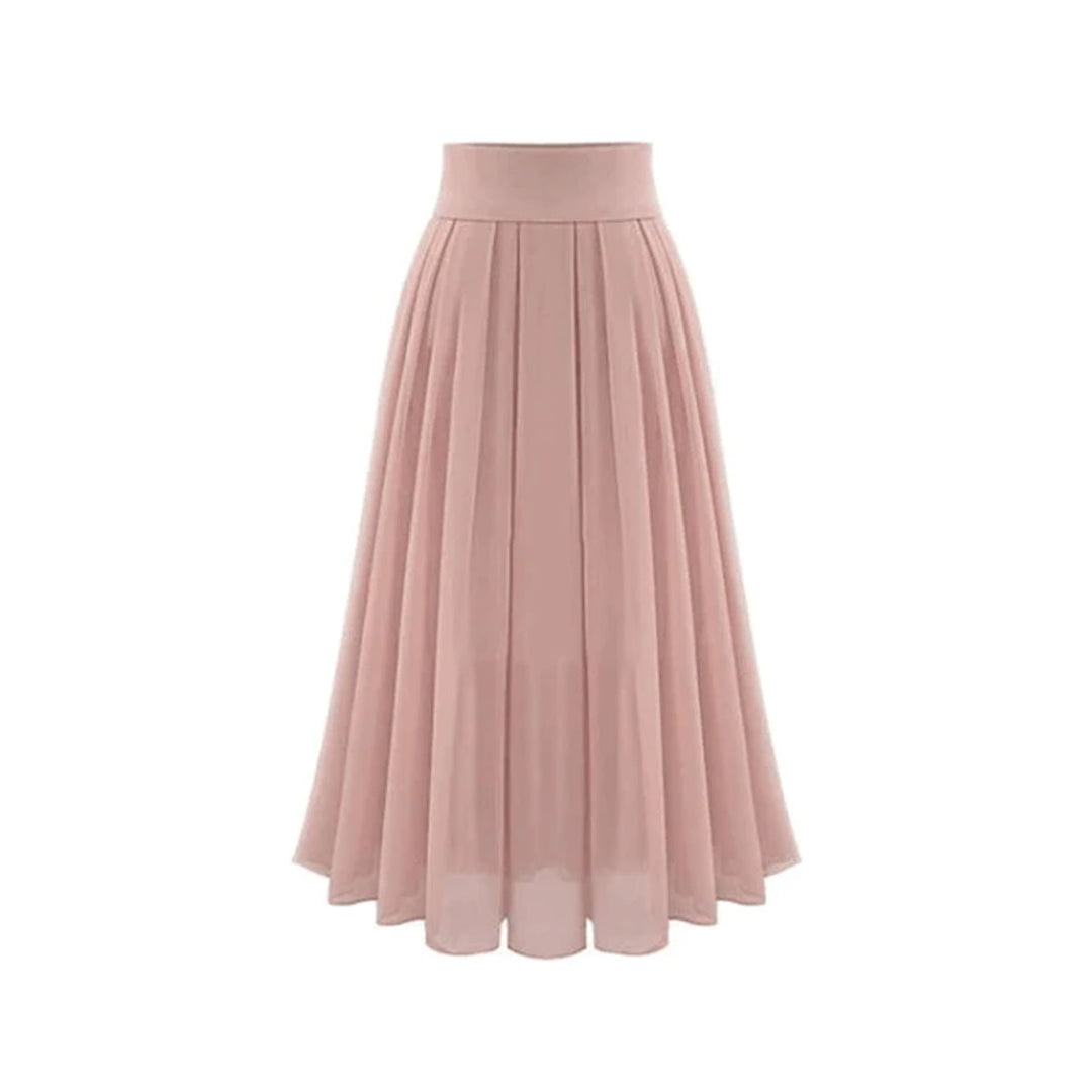 Trendy plisowana spódnica maxi z wysokim stanem – Mirella-S-Trend Polska