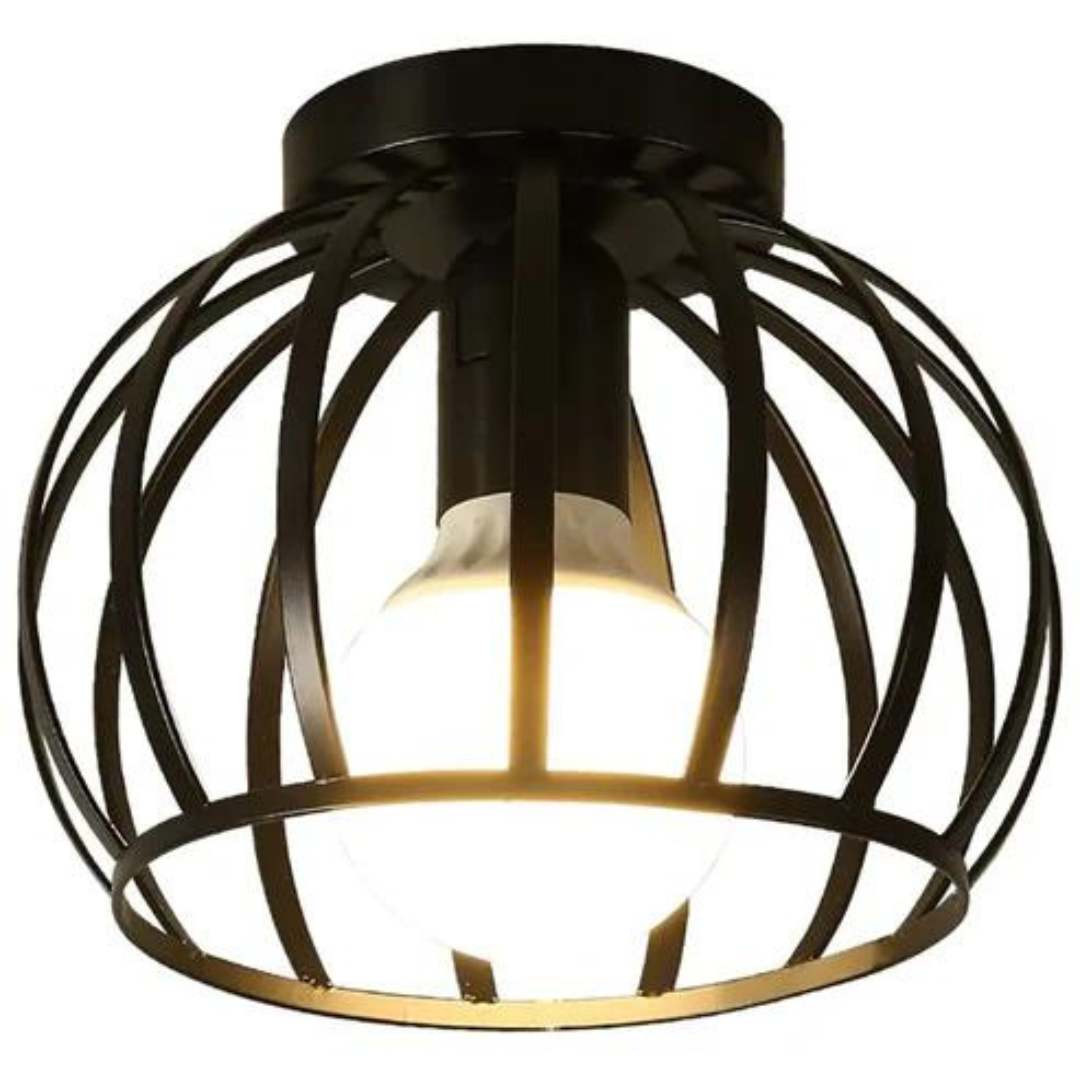 Trendy przemysłowa lampa sufitowa z otwartym designem - ForgeLight-Trend Polska