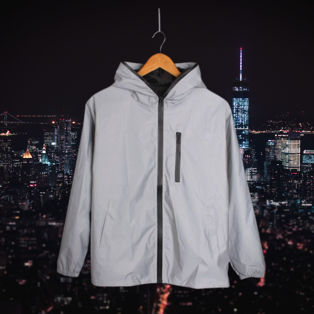 Trendy reflektująca damska kurtka z efektem 3M – Leona-S-Trend Polska