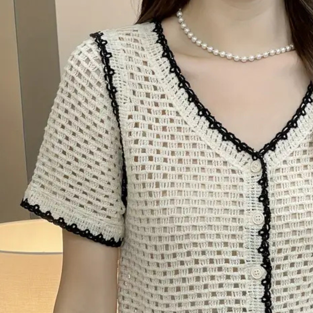 Trendy rozpinana bluzka damska - Livia-Trend Polska