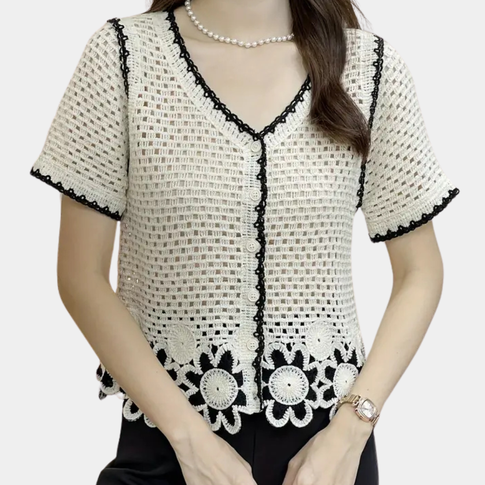 Trendy rozpinana bluzka damska - Livia-Trend Polska