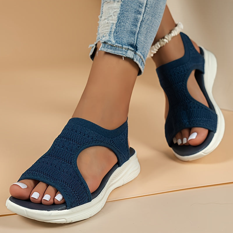 Trendy sandały damskie z wygodnym krojem – Yara-Niebieski-35-Trend Polska