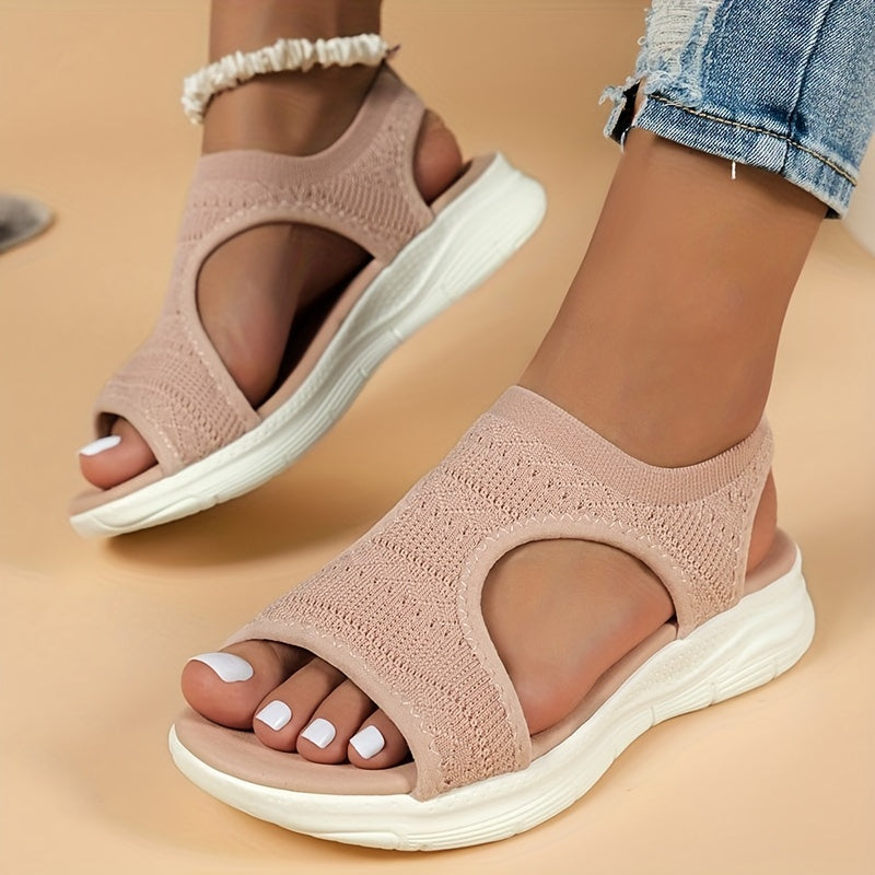 Trendy sandały damskie z wygodnym krojem – Yara-Różowy-35-Trend Polska