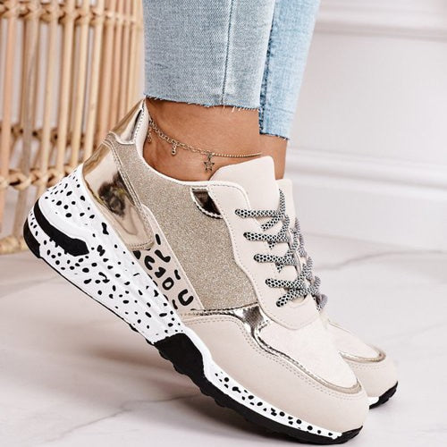 Trendy Wodoodporne Sneakers Damskie – Nora-Złoto-35-Trend Polska