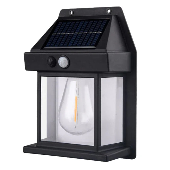 Trwała lampa solarna ścienna - Solaris-Czarny-Trend Polska