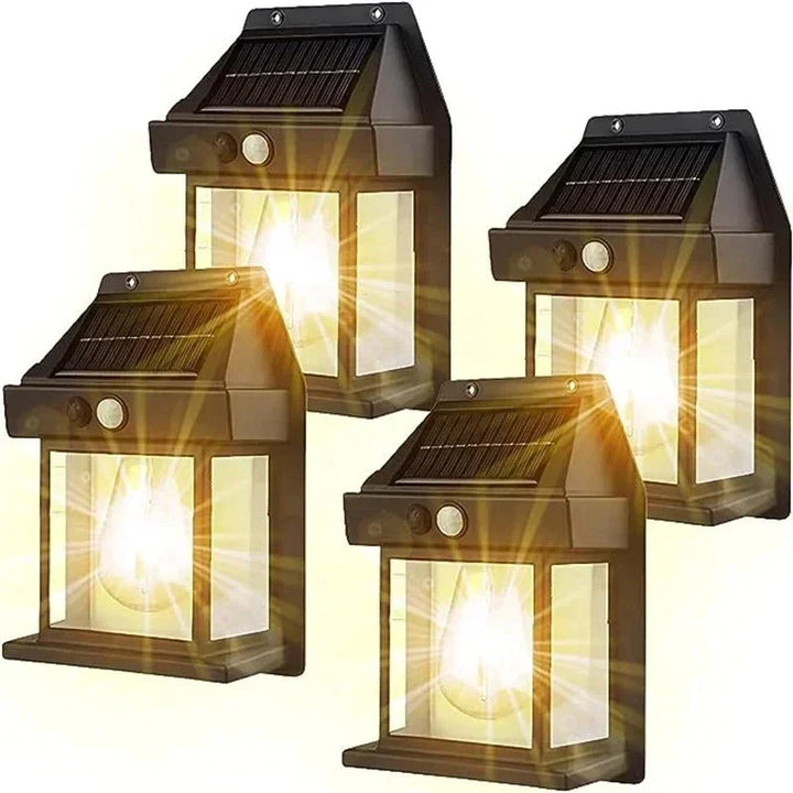 Trwała lampa solarna ścienna - Solaris-Biały-Trend Polska