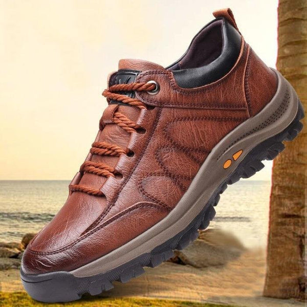 Trwałe buty outdoorowe dla poszukiwaczy przygód - Milo-Brązowy-39-Trend Polska