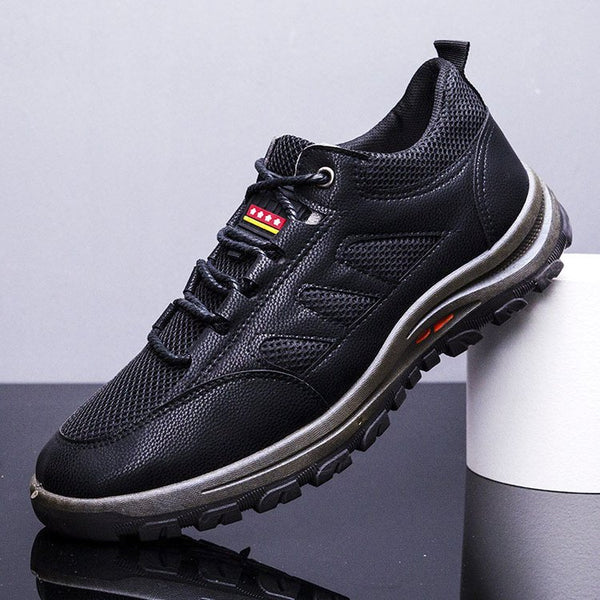 Trwałe buty outdoorowe dla poszukiwaczy przygód - Milo-Czarny 2-39-Trend Polska