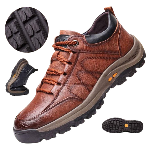 Trwałe buty outdoorowe dla poszukiwaczy przygód - Milo-Brązowy-39-Trend Polska