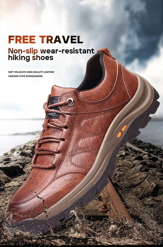 Trwałe buty outdoorowe dla poszukiwaczy przygód - Milo-Brązowy-39-Trend Polska