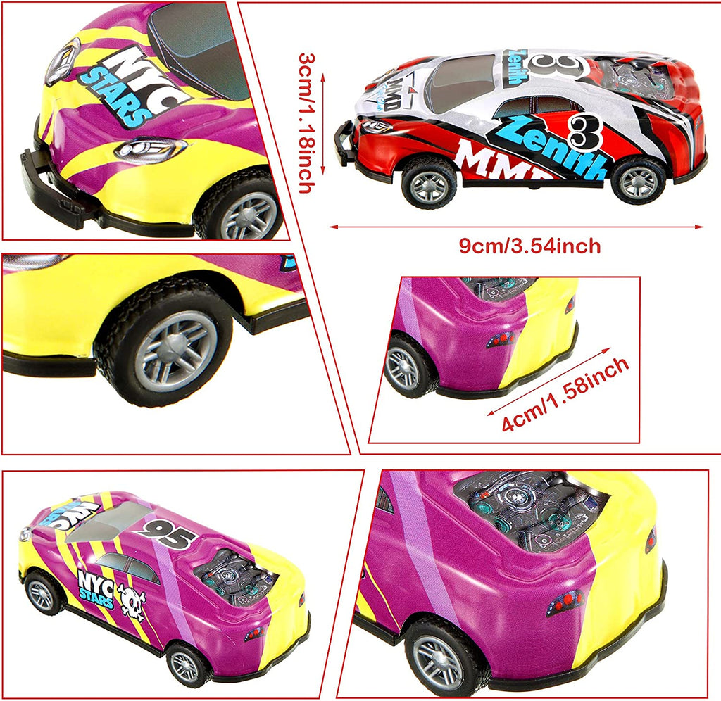 TurboStunt Racers - Zabawka Stunt Car-4 + 4 ZA DARMO-Trend Polska
