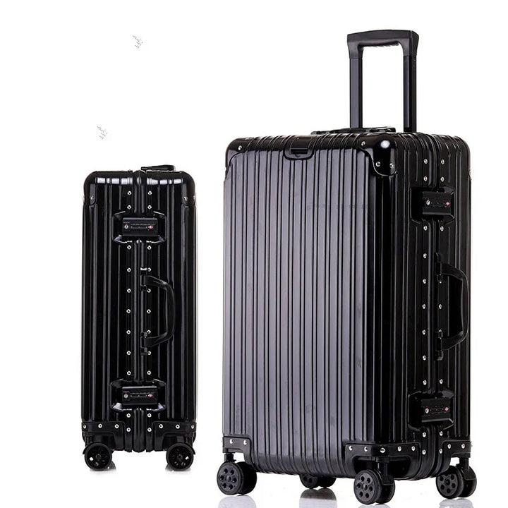 Twarda walizka aluminiowo-magnezowa – Sarajewo-Czarny-XS (30 L)-Trend Polska