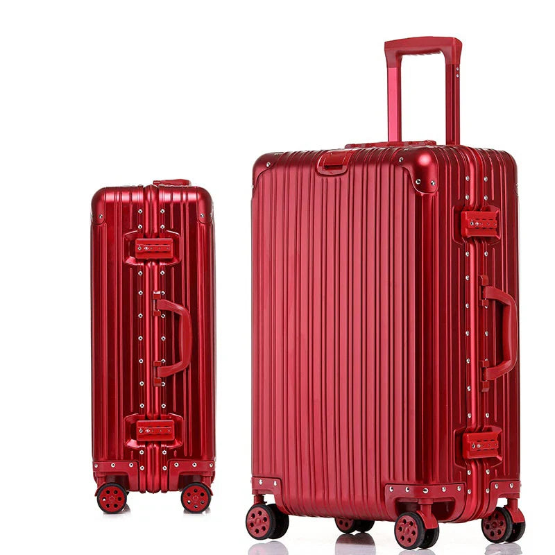 Twarda walizka aluminiowo-magnezowa – Sarajewo-Rot-XS (30 L)-Trend Polska