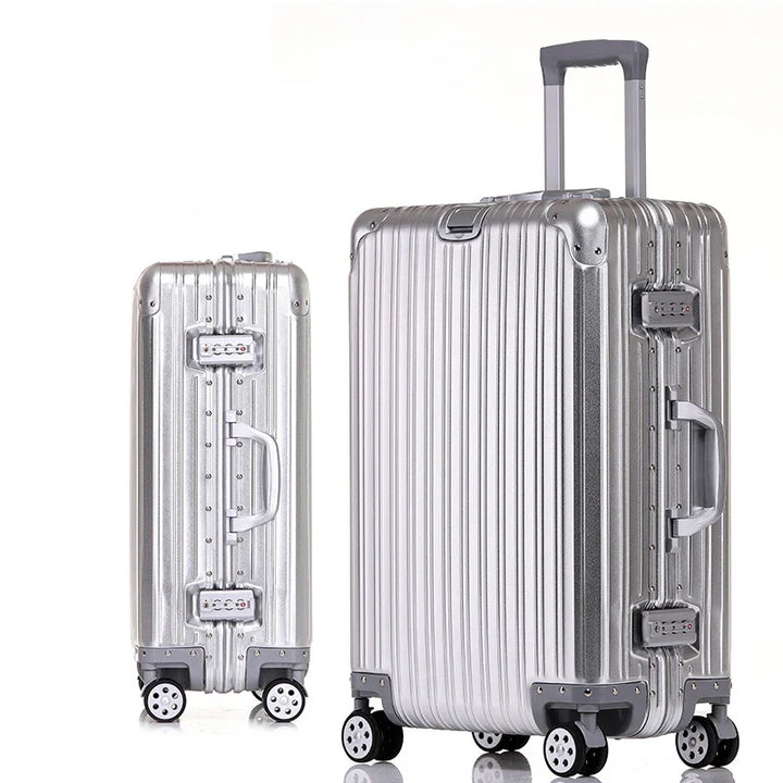 Twarda walizka aluminiowo-magnezowa – Sarajewo-Srebro-XS (30 L)-Trend Polska