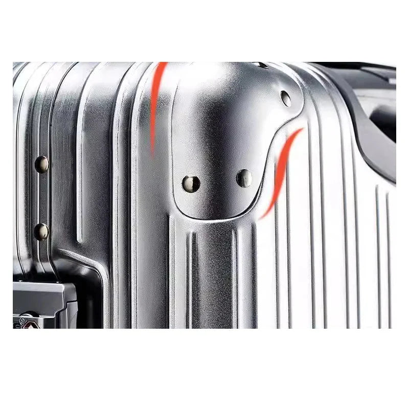 Twarda walizka aluminiowo-magnezowa – Sarajewo-Srebro-XS (30 L)-Trend Polska