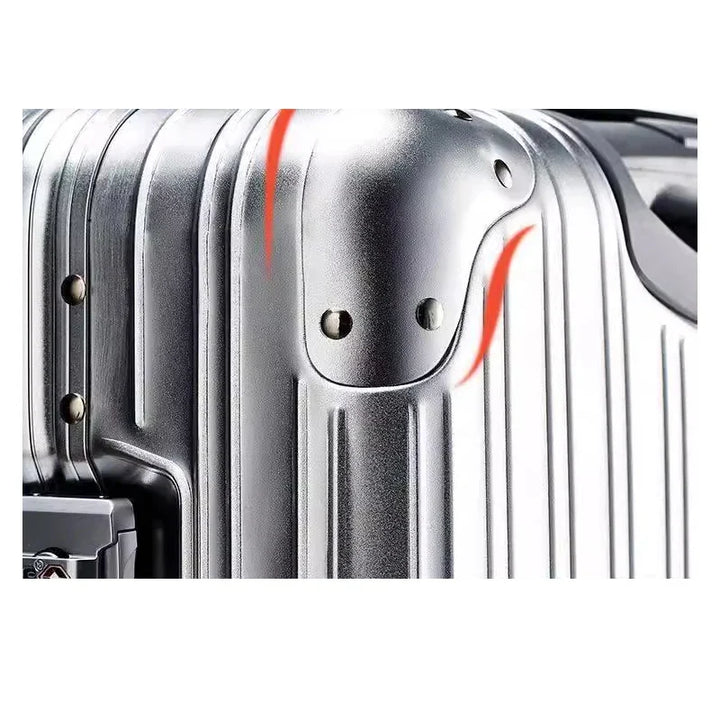 Twarda walizka aluminiowo-magnezowa – Sarajewo-Srebro-XS (30 L)-Trend Polska